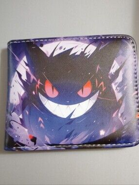 New Gengar Pokemon anime manga leather wallet